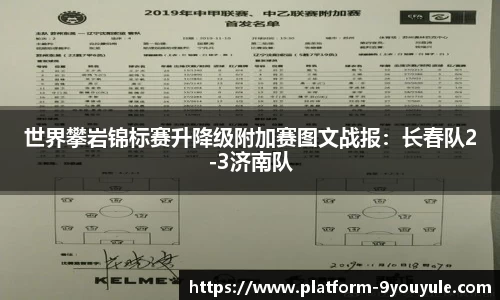 世界攀岩锦标赛升降级附加赛图文战报：长春队2-3济南队